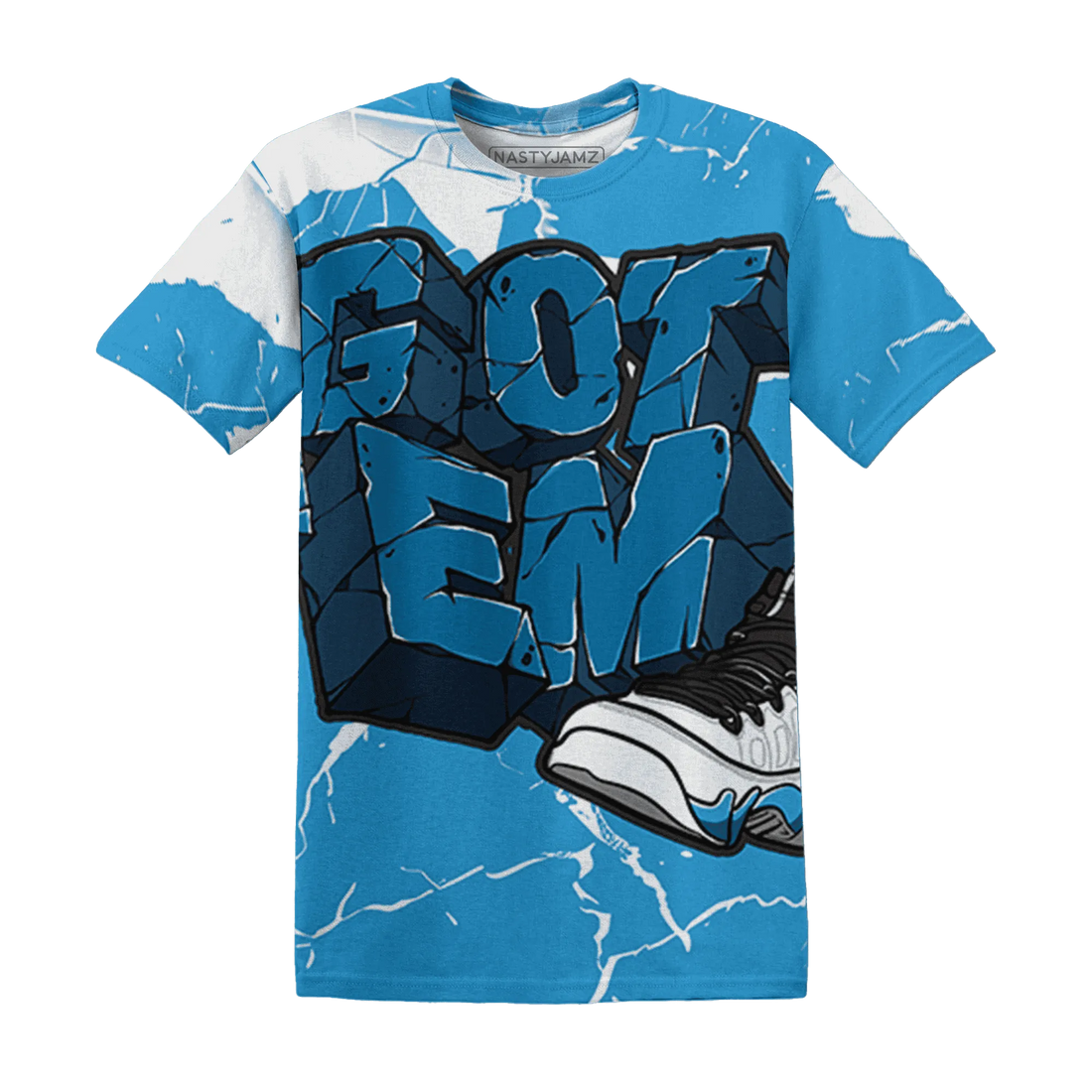 Powder-Blue-9s-T-Shirt-Match-Got-Em-3D