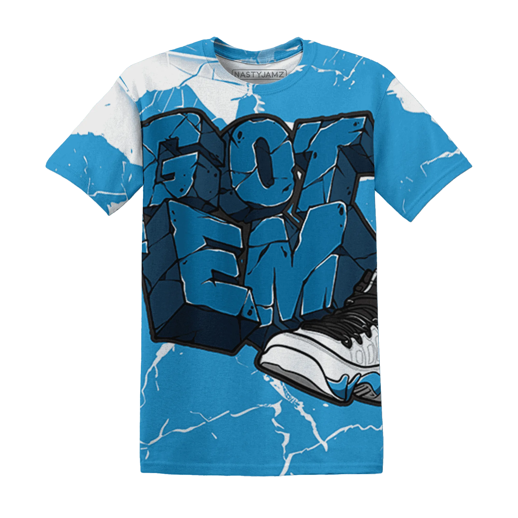 Powder-Blue-9s-T-Shirt-Match-Got-Em-3D
