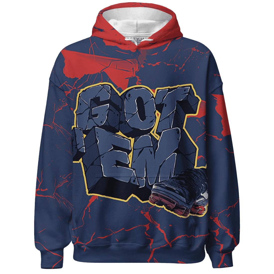 VaporMax-Air-Plus-Midnight-Navy-Gold-Black-Hoodie-Match-Got-Em-3D