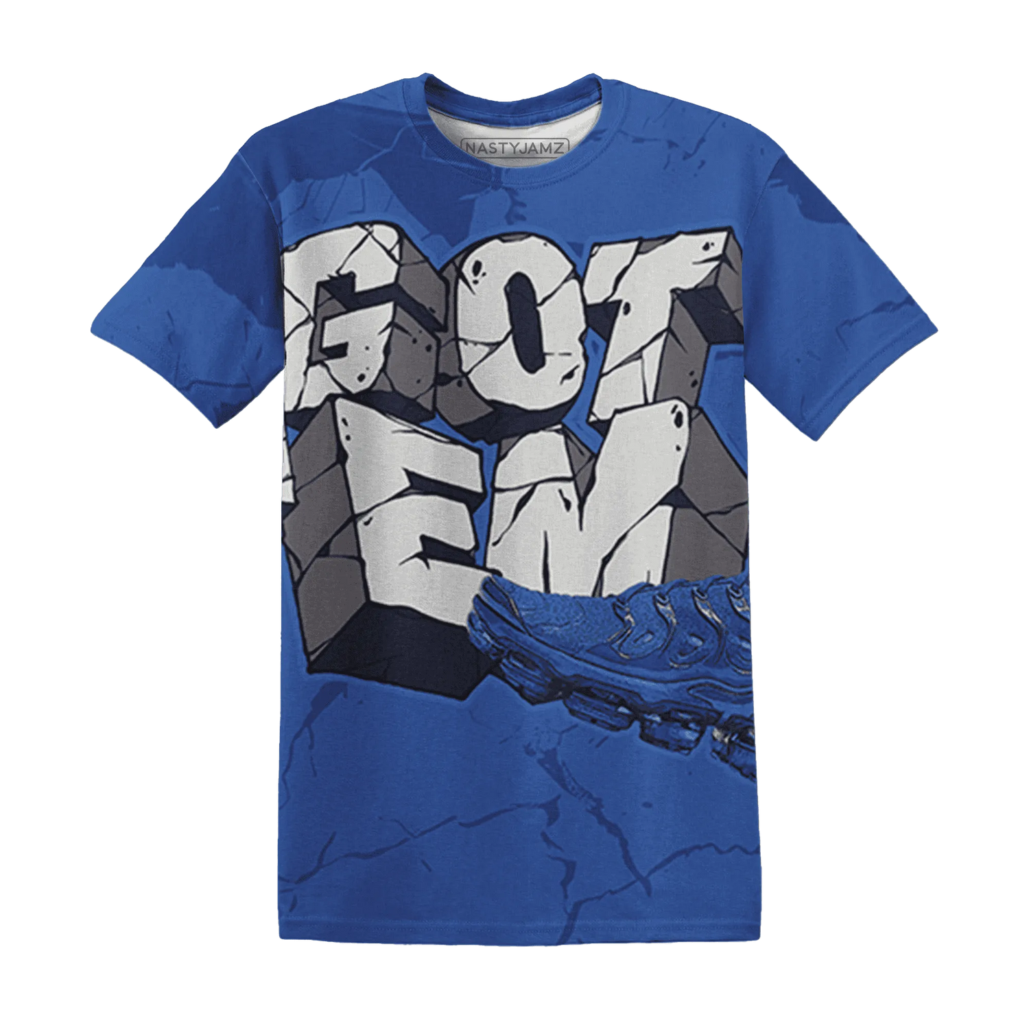VaporMax-Game-Royal-Blue-T-Shirt-Match-Got-Em-3D
