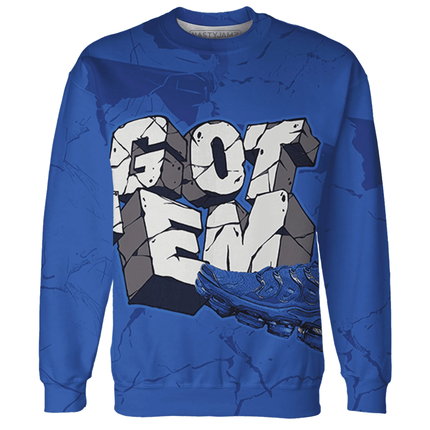 VaporMax-Game-Royal-Blue-Sweatshirt-Match-Got-Em-3D