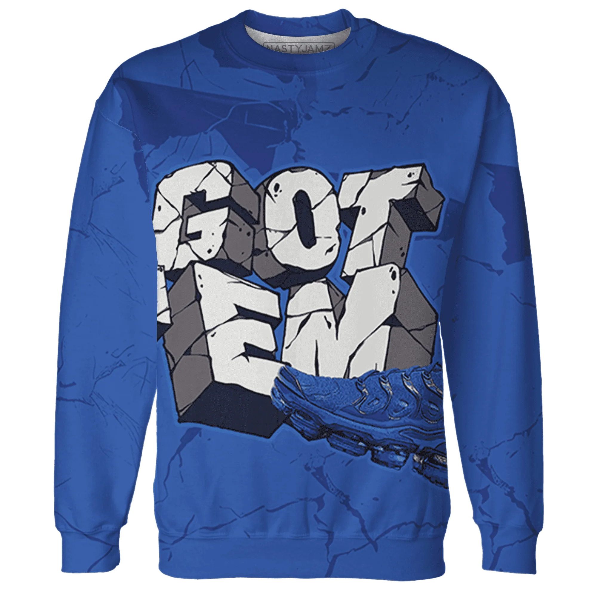 VaporMax-Game-Royal-Blue-Sweatshirt-Match-Got-Em-3D