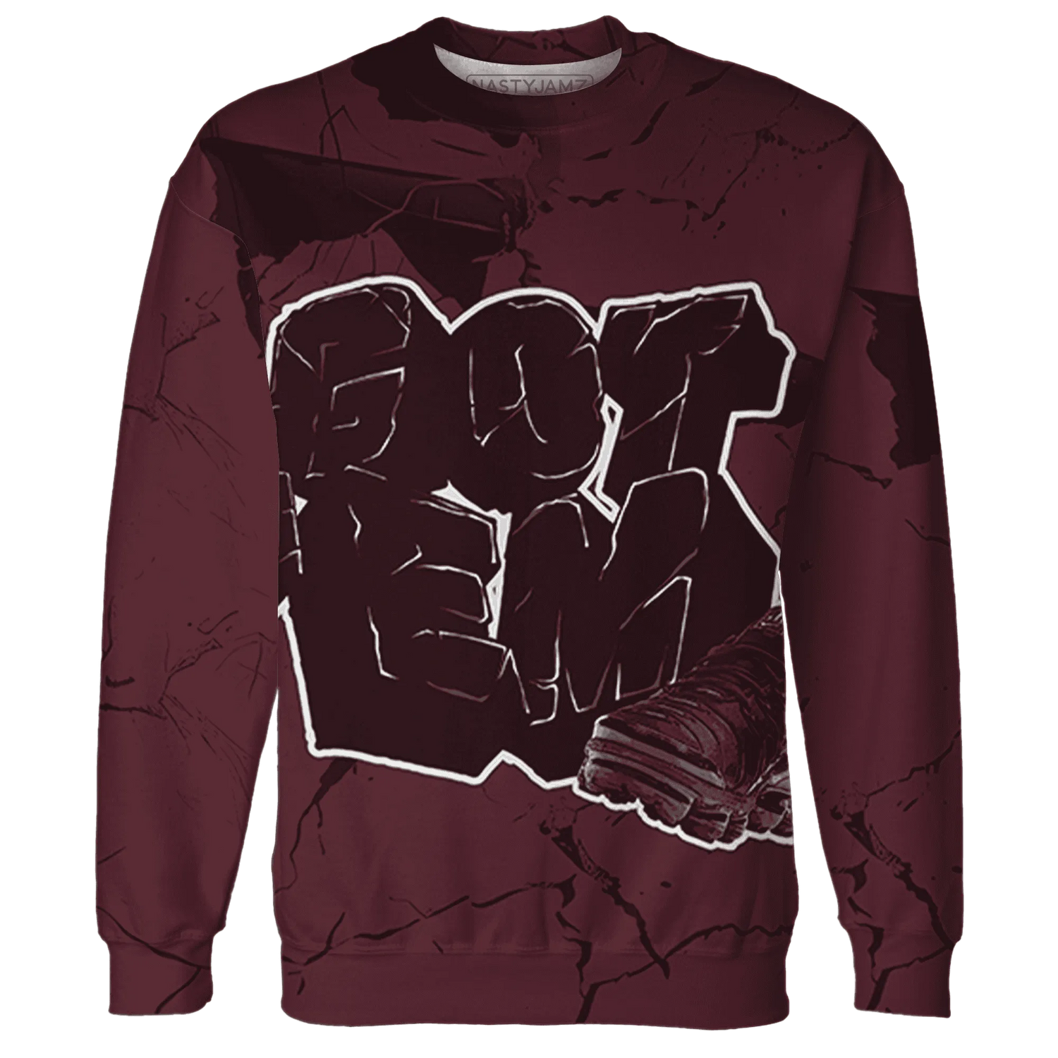 VaporMax-Night-Maron-Burgundy-Sweatshirt-Match-Got-Em-3D