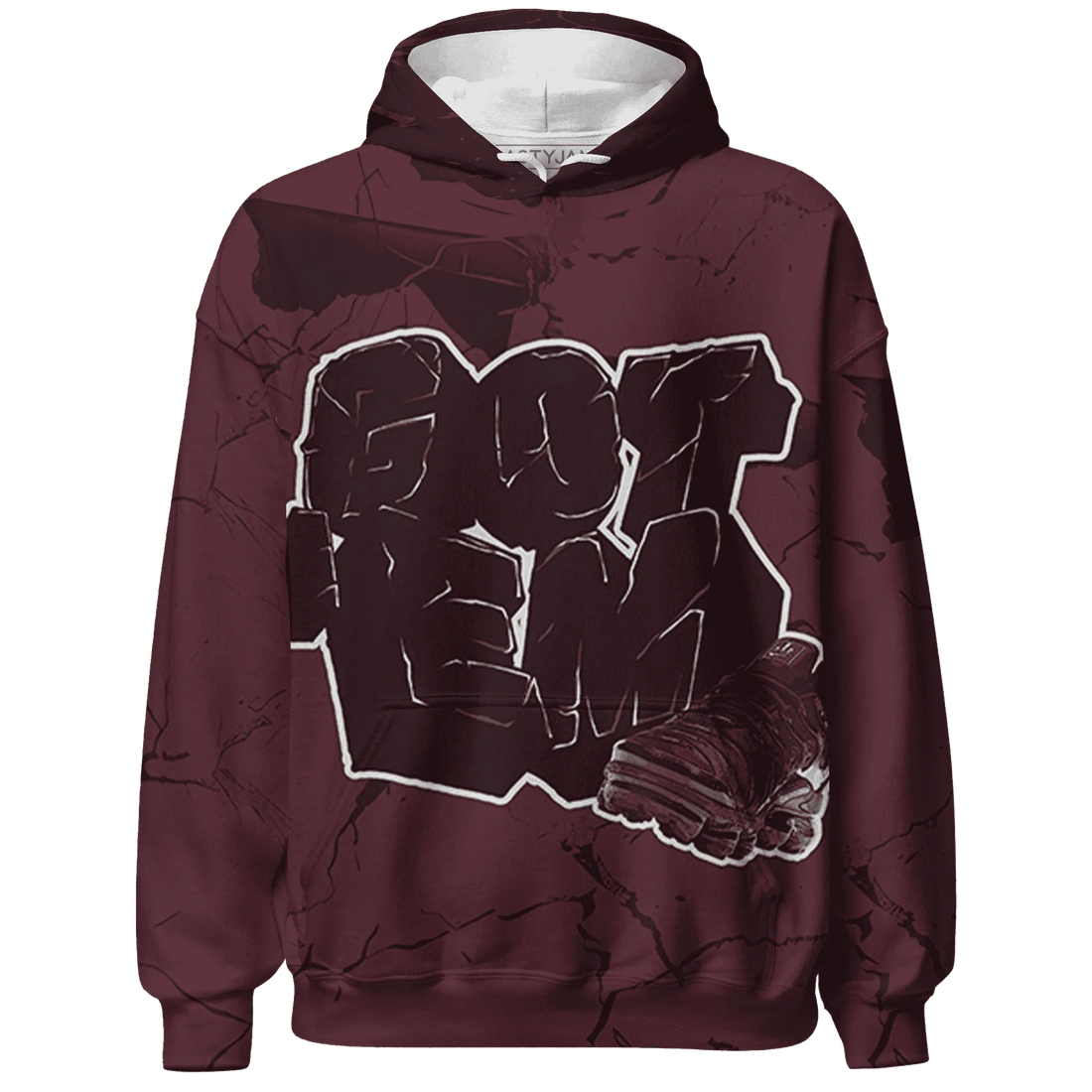 VaporMax-Night-Maron-Burgundy-Hoodie-Match-Got-Em-3D