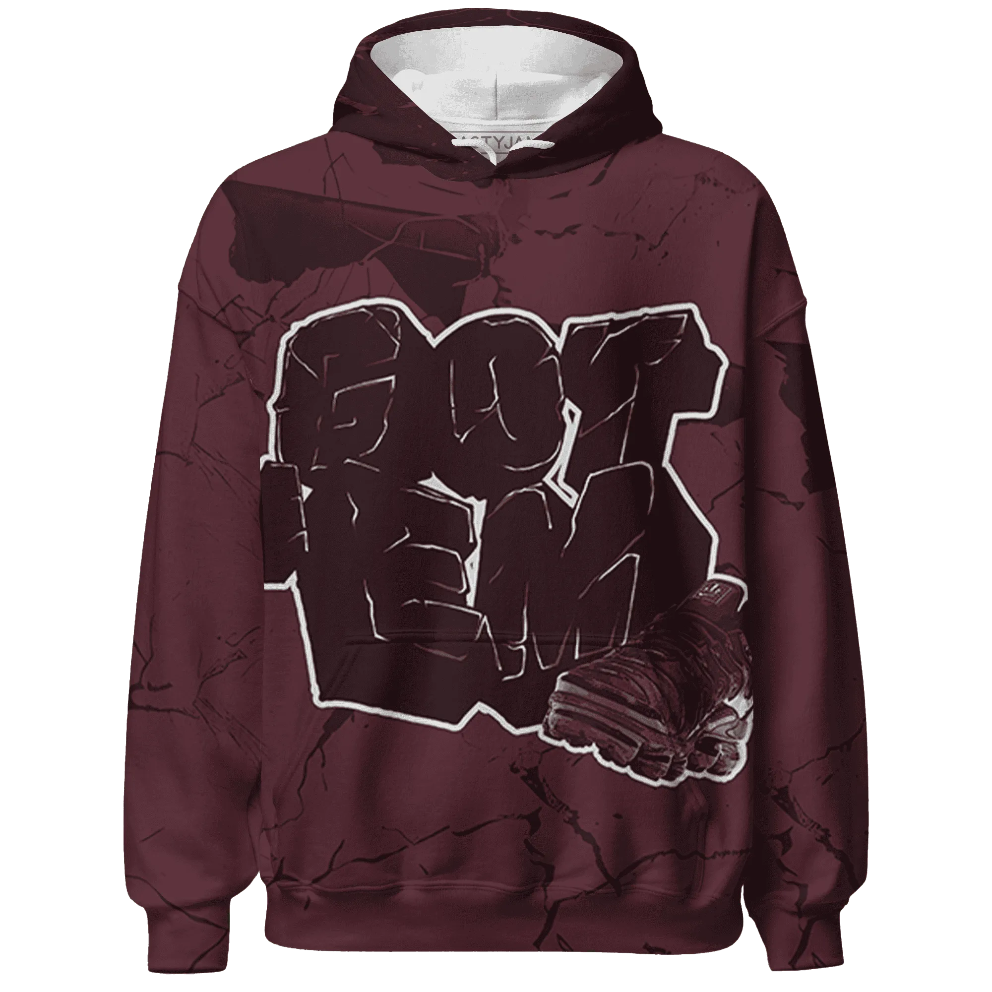 VaporMax-Night-Maron-Burgundy-Hoodie-Match-Got-Em-3D