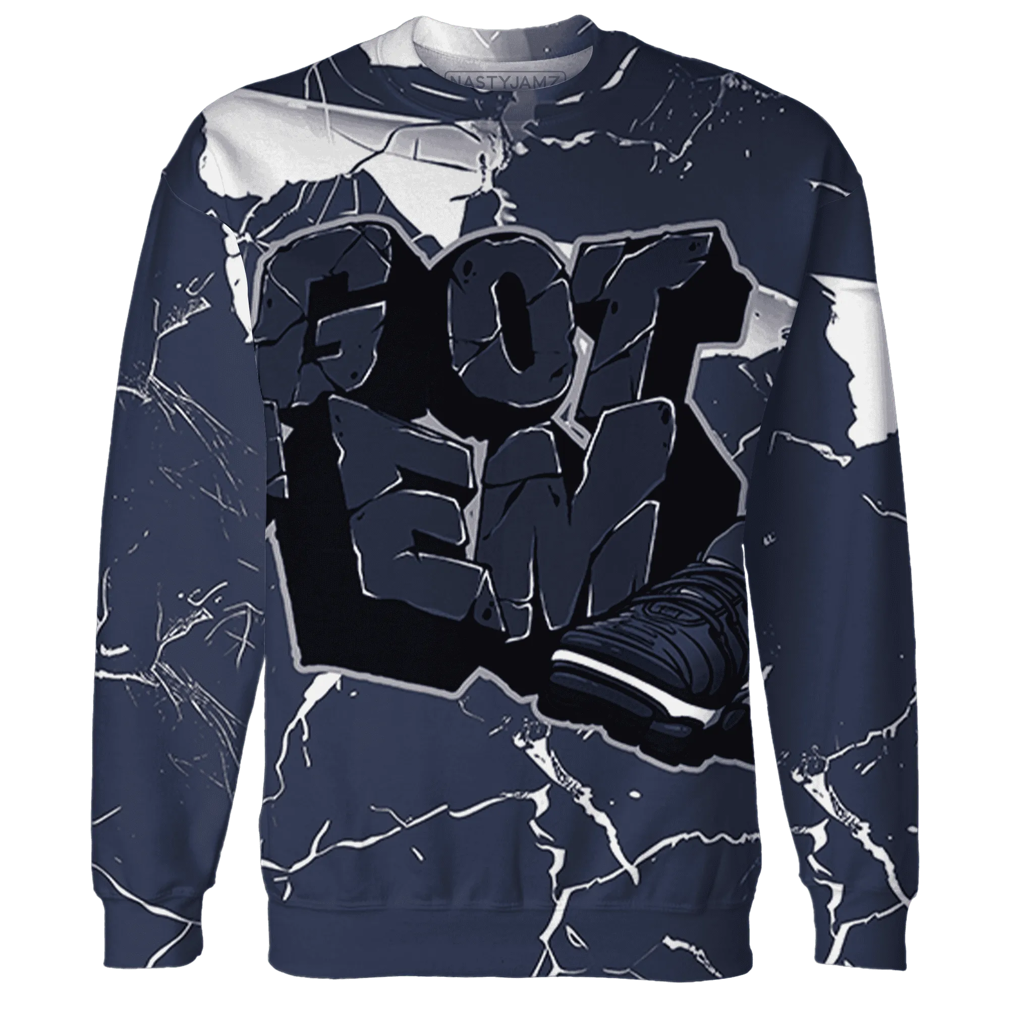 VaporMax-Plus-Midnight-Navy-White-Metallic-Silver-NastyJamz-Sweatshirt-Match-Got-Em-3D