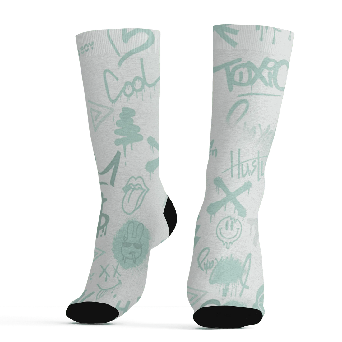 AF-1-Low-Jade-Ice-White-Socks-Match-Graffiti-King-3D-Doodle-Style