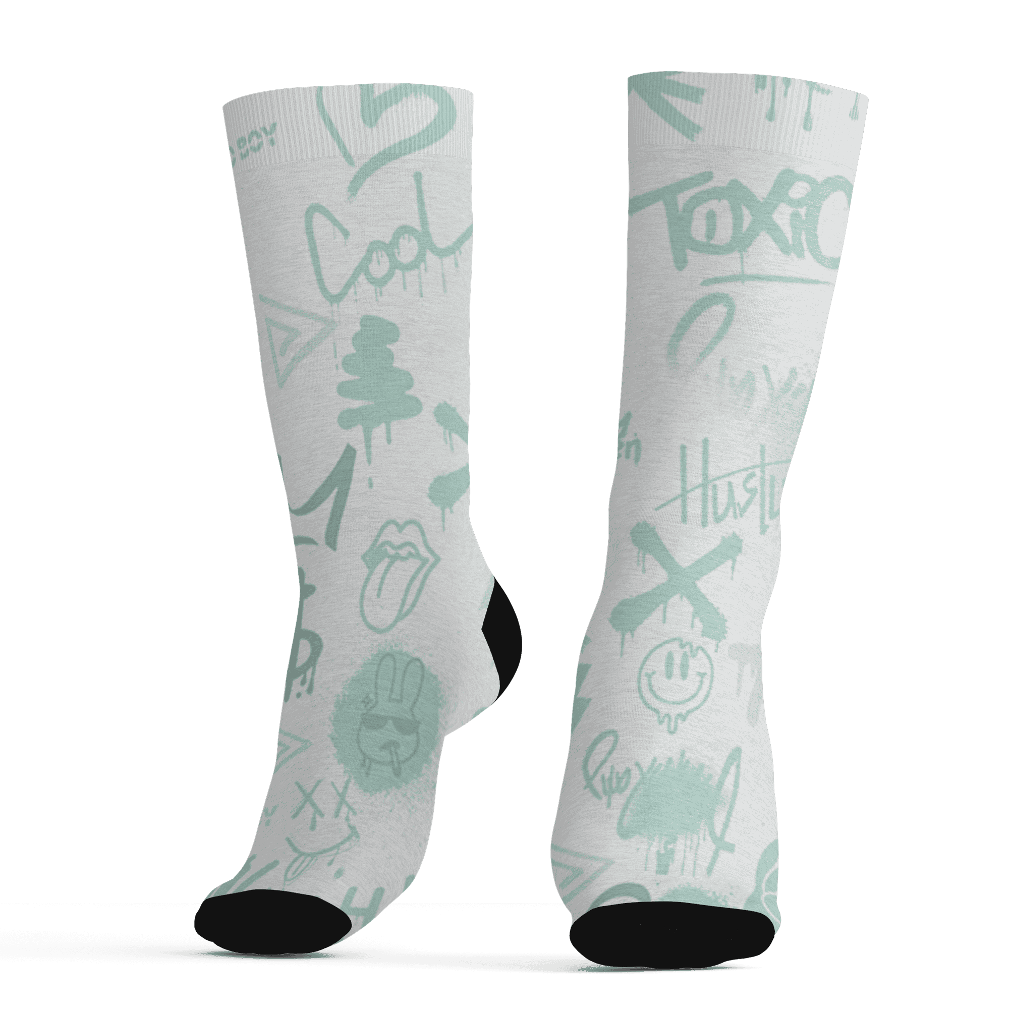 AF-1-Low-Jade-Ice-White-Socks-Match-Graffiti-King-3D-Doodle-Style