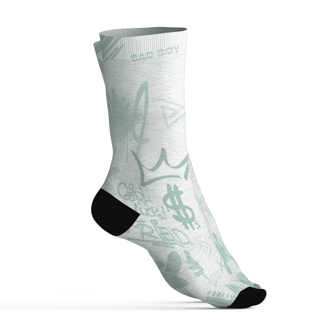 AF-1-Low-Jade-Ice-White-Socks-Match-Graffiti-King-3D-Doodle-Style