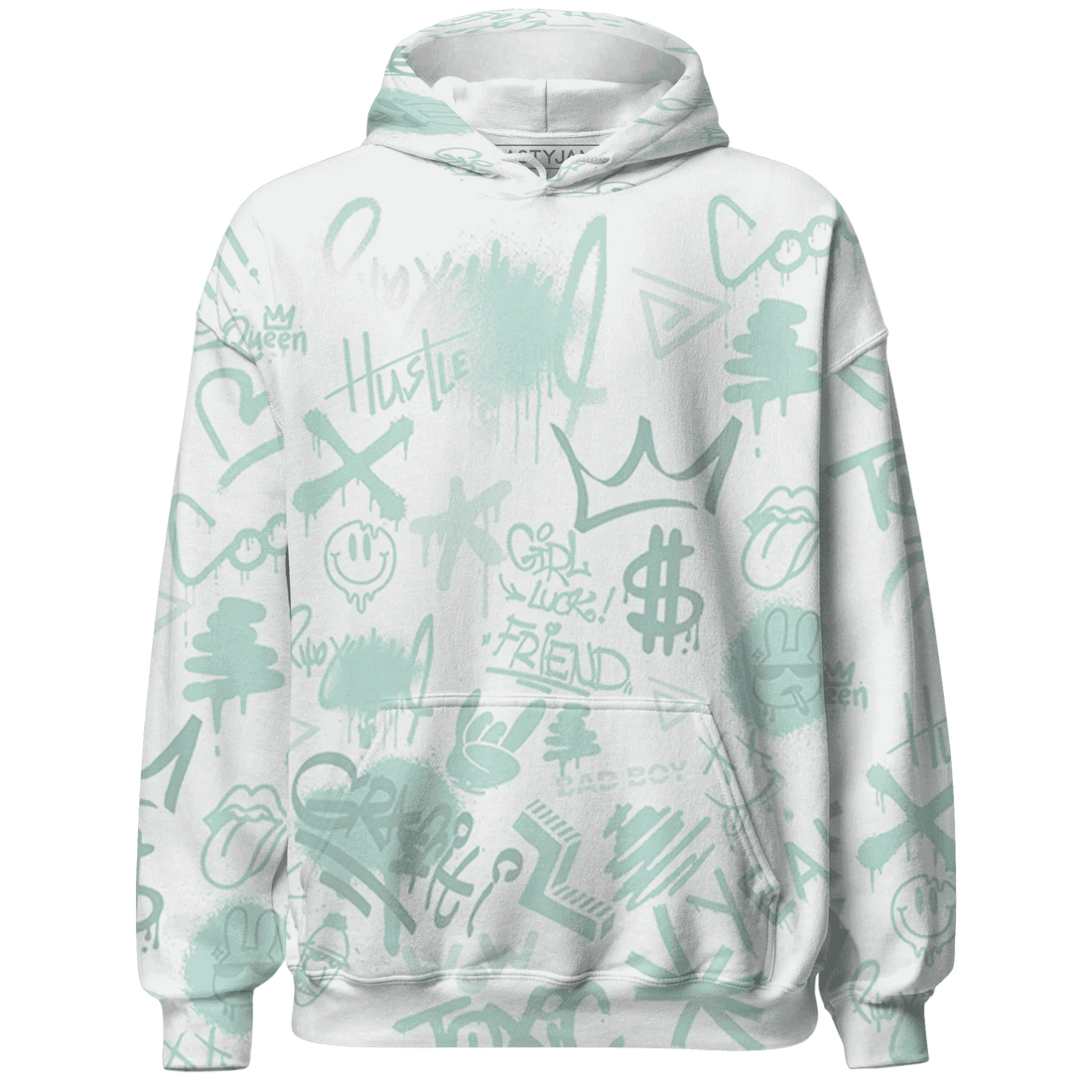 AF-1-Low-Jade-Ice-White-Hoodie-Match-Graffiti-King-3D-Doodle-Style