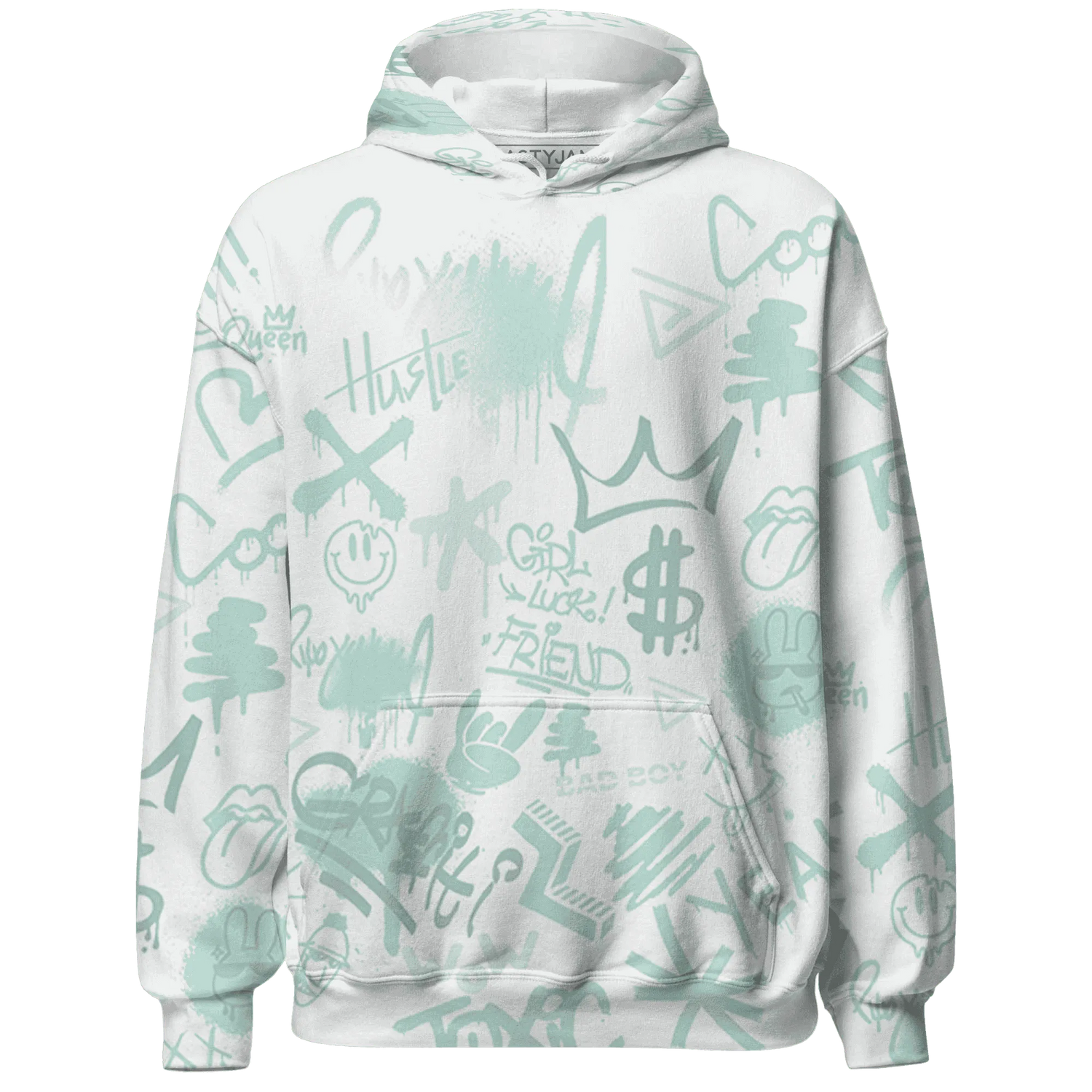 AF-1-Low-Jade-Ice-White-Hoodie-Match-Graffiti-King-3D-Doodle-Style