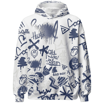 Low-Diffused-Blue-11s-Hoodie-Match-Graffiti-King-3D-Doodle-Style