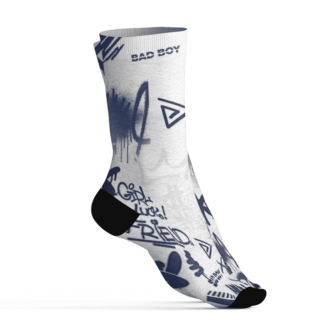 Low-Diffused-Blue-11s-Socks-Match-Graffiti-King-3D-Doodle-Style