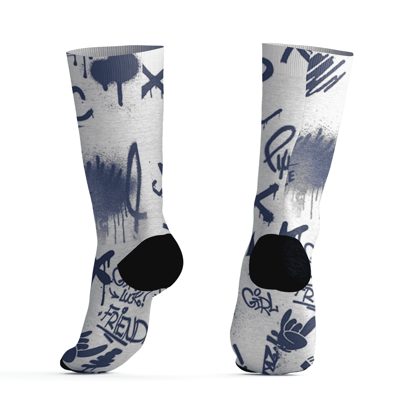 Low-Diffused-Blue-11s-Socks-Match-Graffiti-King-3D-Doodle-Style