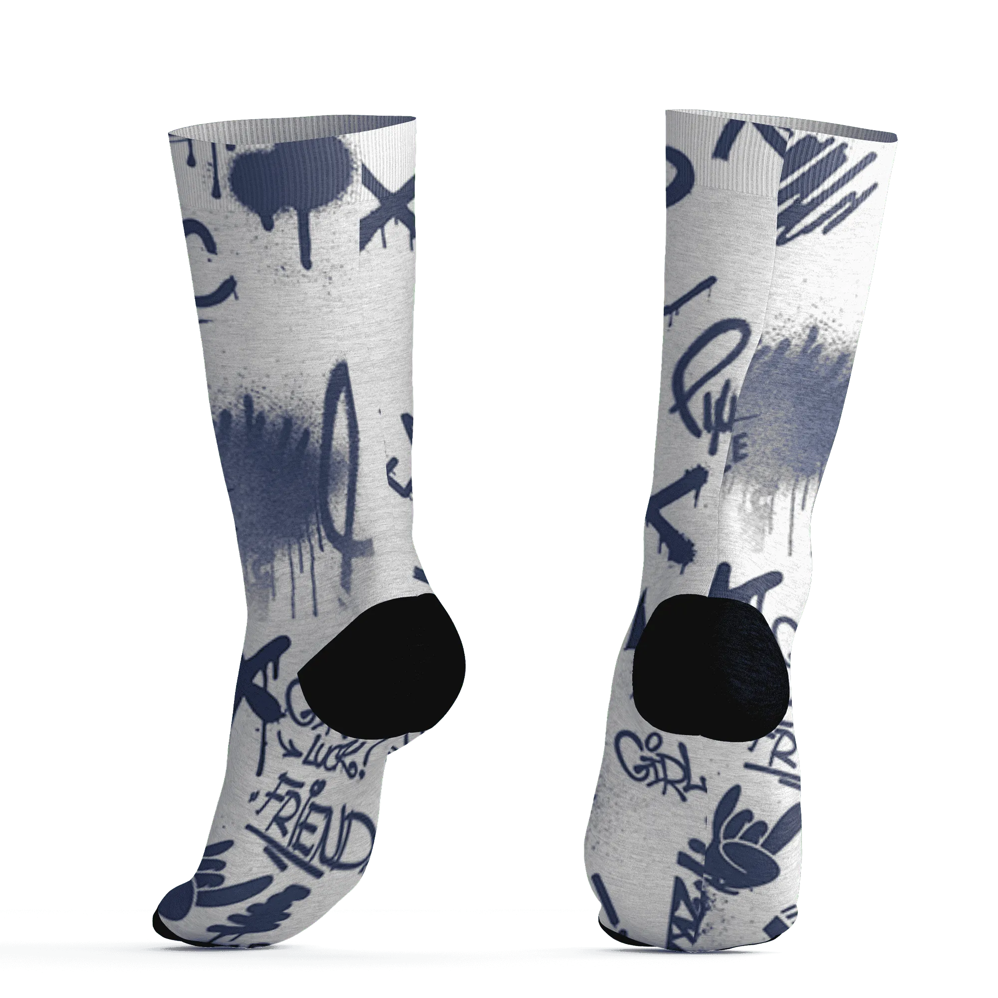 Low-Diffused-Blue-11s-Socks-Match-Graffiti-King-3D-Doodle-Style