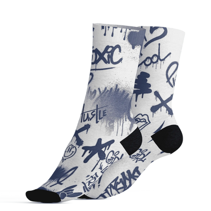 Low-Diffused-Blue-11s-Socks-Match-Graffiti-King-3D-Doodle-Style