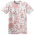 Low Legend Pink 11s T Shirt Match Graffiti King 3D All-Over Print Doodle Style - NastyJamz