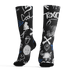 Low Space Jamz 11s Socks Match Graffiti King 3D All-Over Print Doodle Style - NastyJamz
