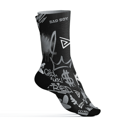 Wolf-Grey-12s-Socks-Match-Graffiti-King-3D-Doodle-Style