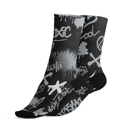 Wolf-Grey-12s-Socks-Match-Graffiti-King-3D-Doodle-Style