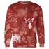 Dune Red 13s Sweatshirt Match Graffiti King 3D All-Over Print Doodle Style - NastyJamz