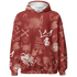 Dune Red 13s Hoodie Match Graffiti King 3D All-Over Print Doodle Style - NastyJamz