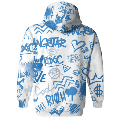 Carolina-Blue-Univercitii-17s-Hoodie-Match-Graffiti-King-3D-Doodle-Style