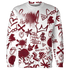 High White Team Red 1s Sweatshirt Match Graffiti King 3D All-Over Print Doodle Style - NastyJamz