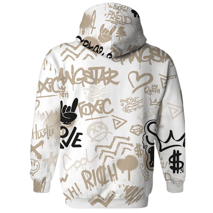 Latte 1s Sweatshirt Match Graffiti King 3D All-Over Print - NastyJamz