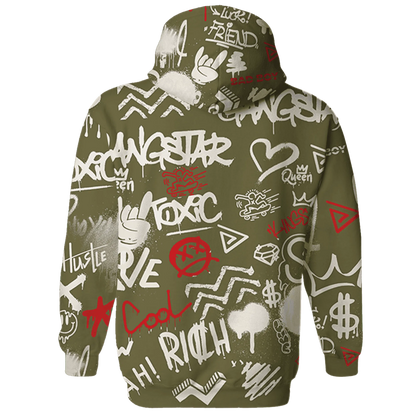 Medium-Olive-1s-Hoodie-Match-Graffiti-King-3D-Doodle-Style