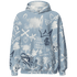 Mid Diffused Blue Grey 1s Hoodie Match Graffiti King 3D All-Over Print Doodle Style - NastyJamz