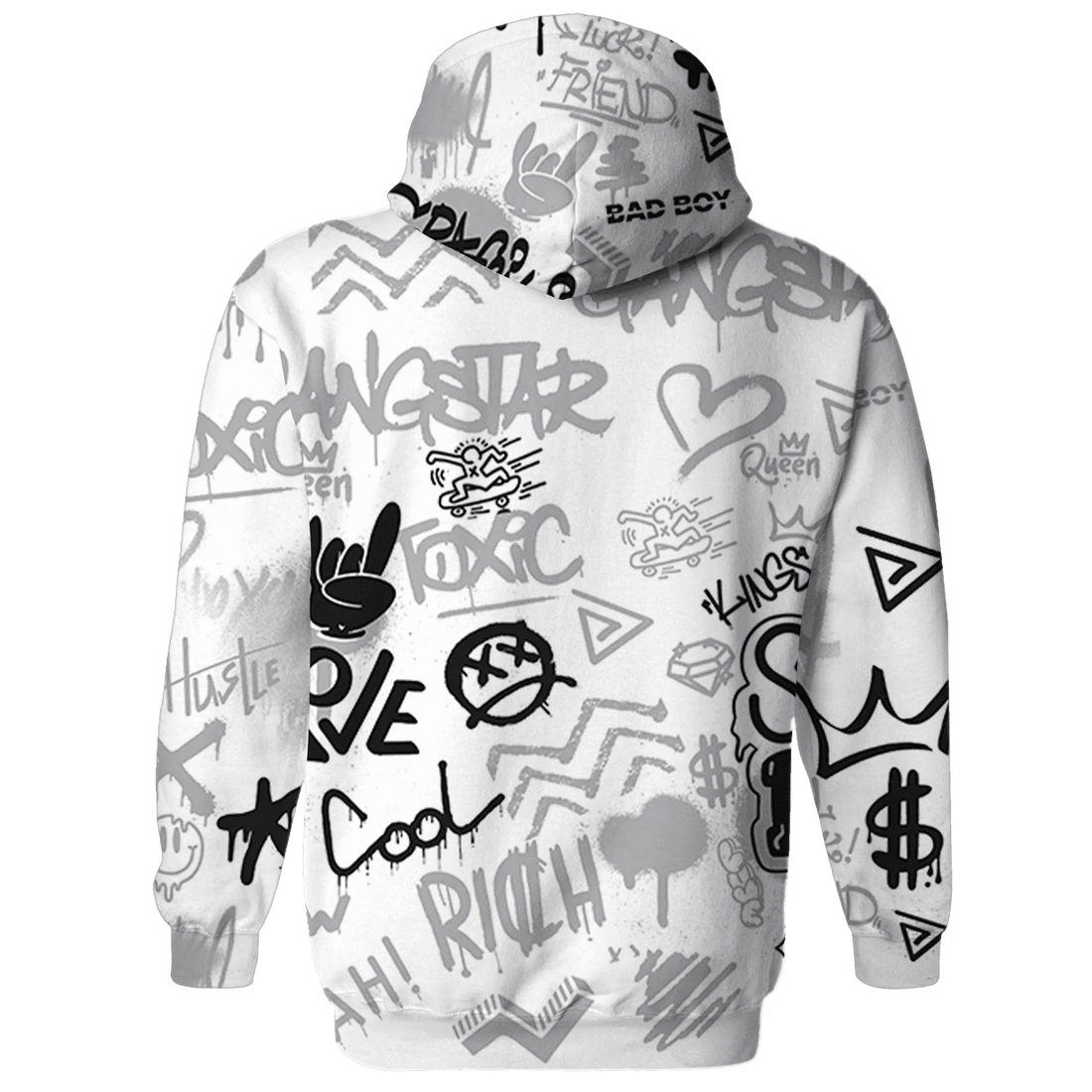 Wolf-Grey-1s-Hoodie-Match-Graffiti-King-3D-Doodle-Style