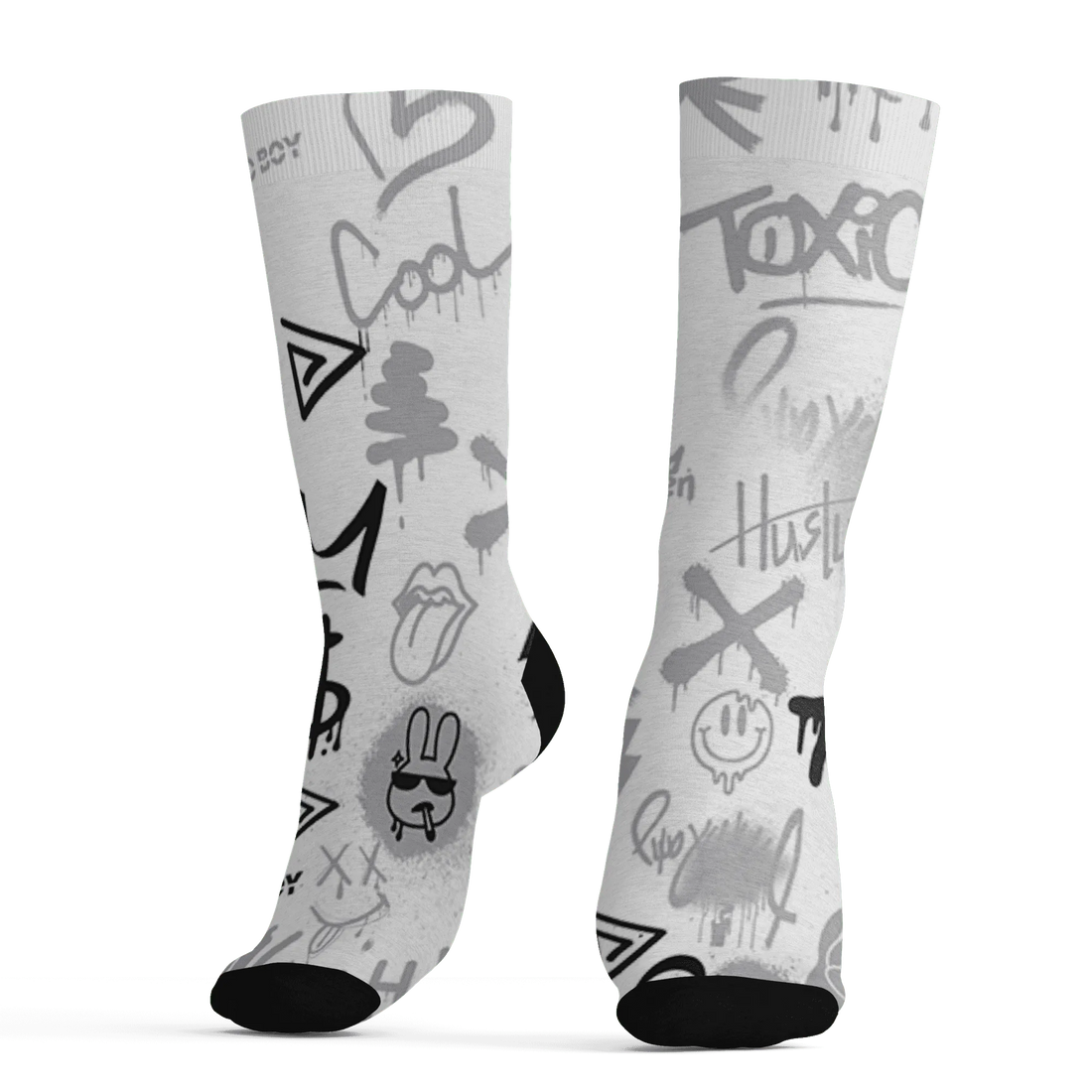 Wolf-Grey-1s-Socks-Match-Graffiti-King-3D-Doodle-Style