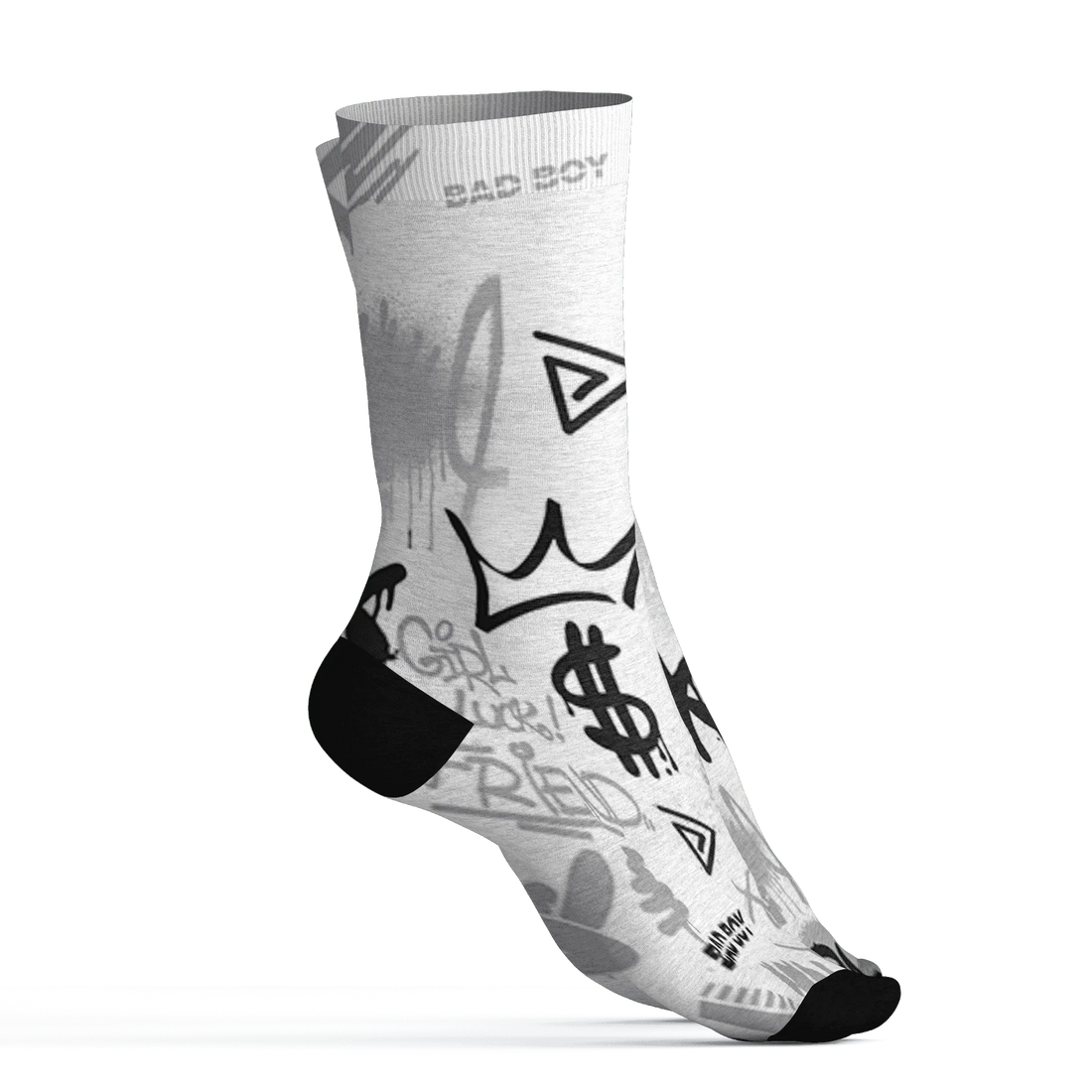 Wolf-Grey-1s-Socks-Match-Graffiti-King-3D-Doodle-Style