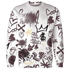 Burgundy-Crush-3s-Sweatshirt-Match-Graffiti-King-3D-Doodle-Style