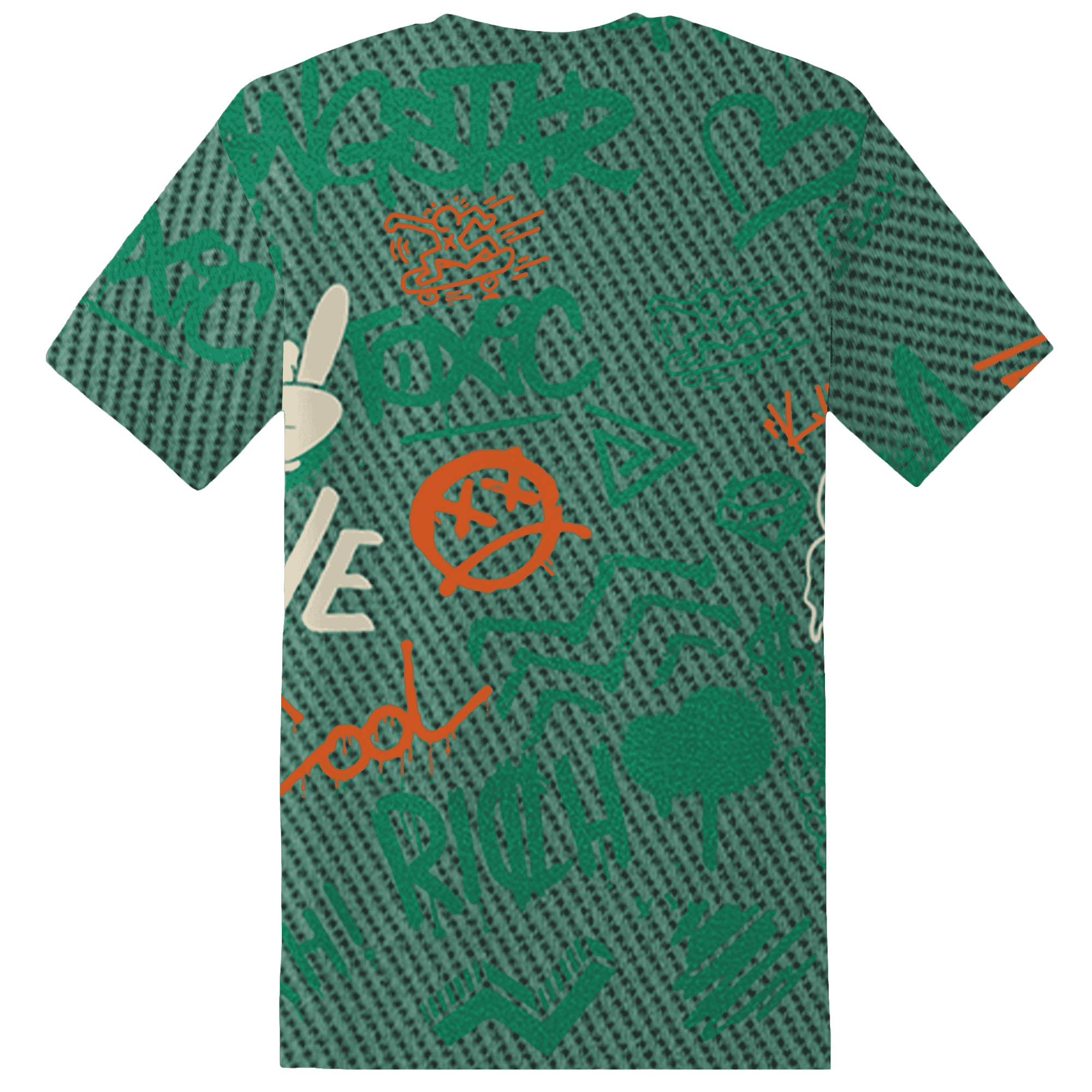 Nina CN Abney 3s T Shirt Match Graffiti King 3D All-Over Print Doodle Style - NastyJamz