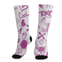 GS Hyper Violet 4s Socks Match Graffiti King 3D All-Over Print Doodle Style - NastyJamz