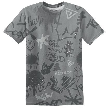Paris Olympicsss 4s T Shirt Match Graffiti King 3D All-Over Print Doodle Style - NastyJamz