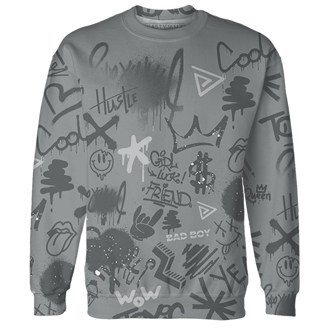Paris Olympicsss 4s Sweatshirt Match Graffiti King 3D All-Over Print Doodle Style - NastyJamz