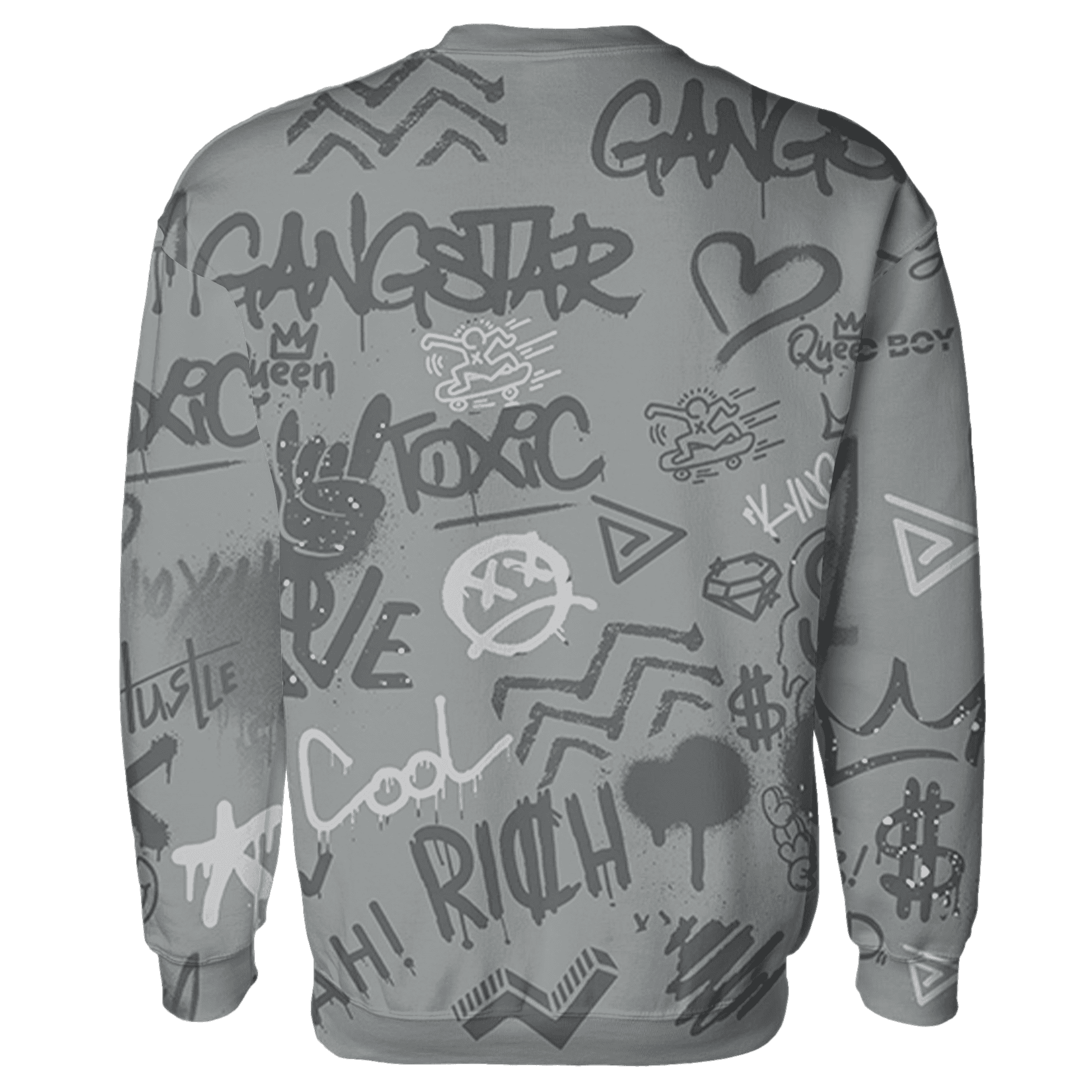 Paris Olympicsss 4s Sweatshirt Match Graffiti King 3D All-Over Print Doodle Style - NastyJamz