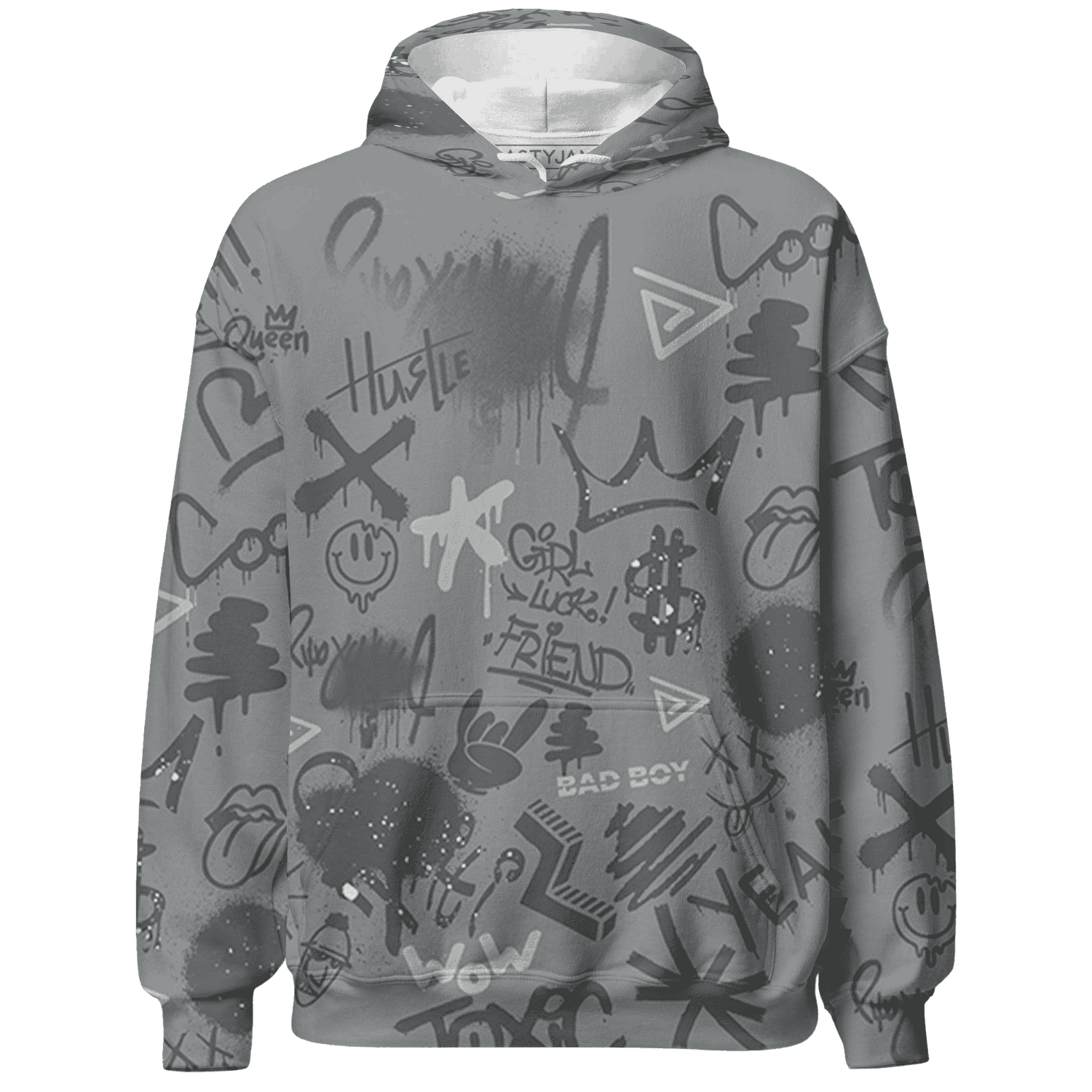 Paris Olympicsss 4s Hoodie Match Graffiti King 3D All-Over Print Doodle Style - NastyJamz
