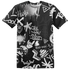 White-Thunder-4s-T-Shirt-Match-Graffiti-King-3D-Doodle-Style