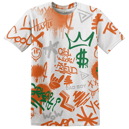 MAM Hurricanes 5s T Shirt Match Graffiti King 3D All-Over Print Doodle Style - NastyJamz