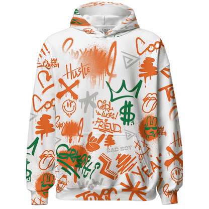 MAM Hurricanes 5s Hoodie Match Graffiti King 3D All-Over Print Doodle Style - NastyJamz
