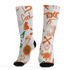 AJ 5 MAM Hurricanes Socks Match Graffiti King 3D All-Over Print Doodle Style - NastyJamz