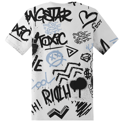 Reverse Oreo 6s T Shirt Match Graffiti King 3D All-Over Print Doodle Style - NastyJamz