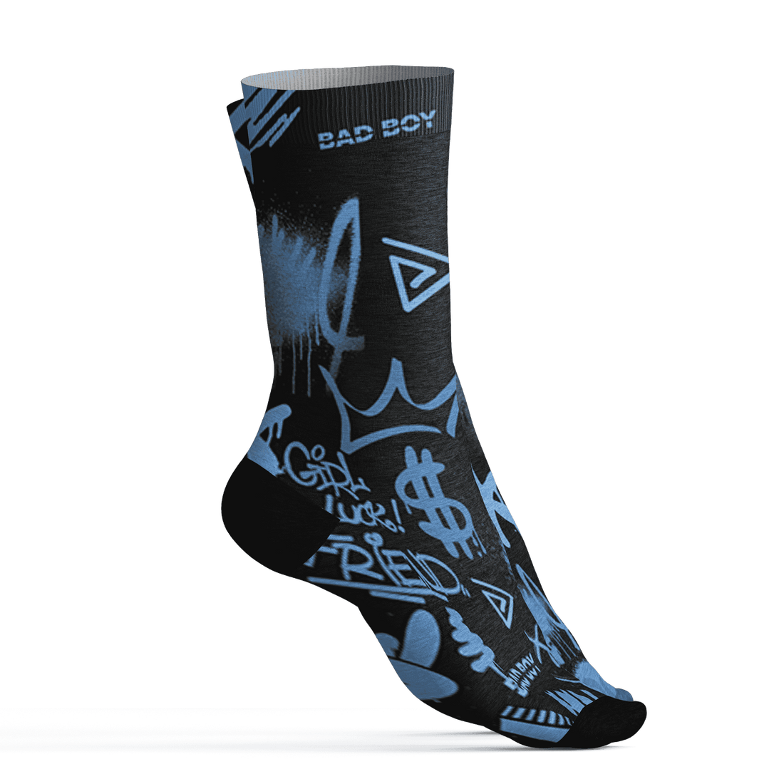 AM-Plus-Black-Univercitii-Blue-Socks-Match-Graffiti-King-3D-Doodle-Style