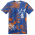 Dunk Low Knicks T Shirt Match Graffiti King 3D All-Over Print Doodle Style - NastyJamz