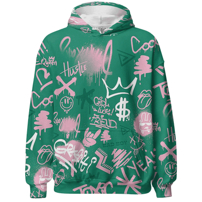 Dunk-Pink-Malachite-Medium-Soft-Low-Sail-Hoodie-Match-Graffiti-King-3D-Doodle-Style