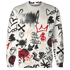 Jumman Jack University Red Sweatshirt Match Graffiti King 3D All-Over Print Doodle Style - NastyJamz